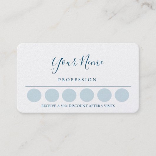 ロイヤリティ・ビジネス・カード 名刺 (正面)