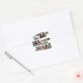 ロイヤリティ、名誉、喜んでハート スクエアシール (封筒)