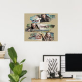 ロイヤリティ、名誉、喜んでハート ポスター (ホームオフィス)