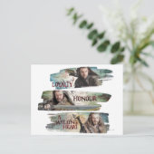 ロイヤリティ、名誉、喜んでハート ポストカード (スタンド正面)