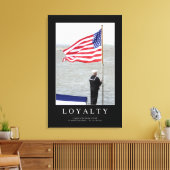 ロイヤリティ:感動的引用文 キャンバスプリント (インサイチュ (リビング))