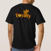 ロイヤリティ（詩篇33:4）男子Tシャツ Tシャツ (裏面)