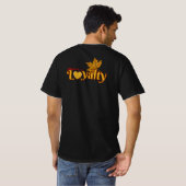 ロイヤリティ（詩篇33:4）男子Tシャツ Tシャツ (裏面フル)