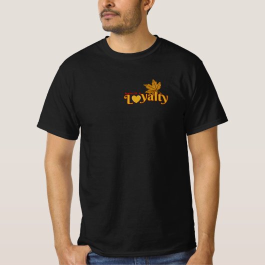 ロイヤリティ（詩篇33:4）男子Tシャツ Tシャツ (正面)