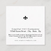 ロイヤリティprogram fleur de lysスクエア ロイヤリティカード (正面)