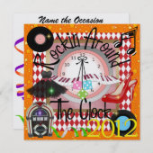 ロイヤリーロックインの大晦日パーティー- SRF 招待状 (正面/裏面)