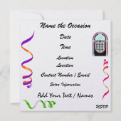 ロイヤリーロックインの大晦日パーティー- SRF 招待状 (裏面)