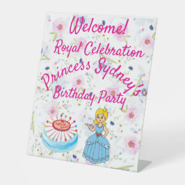 ロイヤルお祝いプリンセスの誕生日 台座サイン