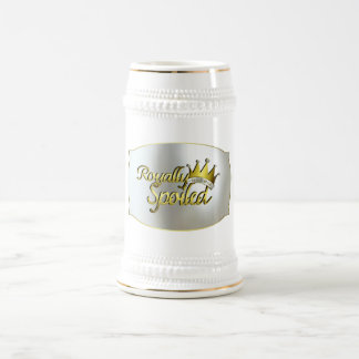 ロイヤルで甘やかされたギフトマグ ビールジョッキ