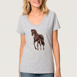 ロイヤルな装飾のアラブ馬  Tシャツ
