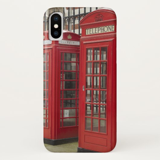 ロイヤルの裏の電話ボックスの列 Case-Mate iPhoneケース (裏面)