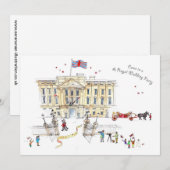 ロイヤルウェディングのパーティー招待状 招待状 (正面/裏面)