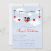 ロイヤルウェディングパーティー 招待状 (裏面)