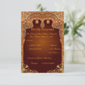 ロイヤルウェディング レスポンスカード (スタンド正面)