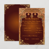 ロイヤルウェディング レスポンスカード (正面/裏面)