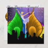 ロイヤルエレガントイベント- SRF 招待状 (正面/裏面)