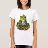 🐸 ロイヤルカエル かわいいキャラクターギフト ✨ Tシャツ (正面)