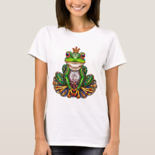 🐸 ロイヤルカエル かわいいキャラクターギフト ✨ Tシャツ