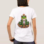 🐸 ロイヤルカエル かわいいキャラクターギフト ✨ Tシャツ (裏面)
