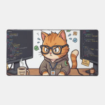 ロイヤルキャットのデスクマット|広々ワークスペース用マウスパッド
