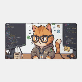 ロイヤルキャットのデスクマット|広々ワークスペース用マウスパッド デスクマット