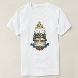 ロイヤルキャットチェスのキング駒 Tシャツ