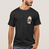 ロイヤルキャットチェスのクイーン駒 Tシャツ (正面)