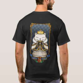 ロイヤルキャットチェスのクイーン駒 Tシャツ