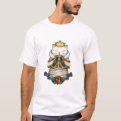 ロイヤルキャットチェスのクイーン駒 Tシャツ (正面)