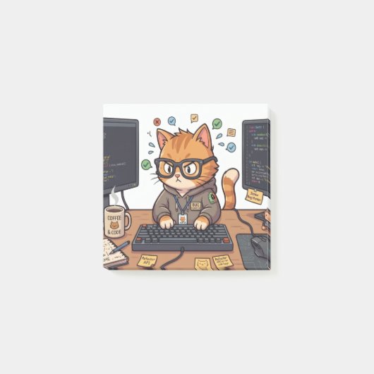 ロイヤルキャット付箋紙 ポストイット (正面)