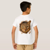 ロイヤルキャット子供用Tシャツ Tシャツ (裏面フル)
