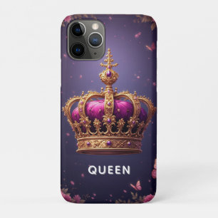 ロイヤルクラウン ラグジュアリーゴールドフレーム ✨ 高貴で贅沢なラグジュアリー iPhone 11 PROケース