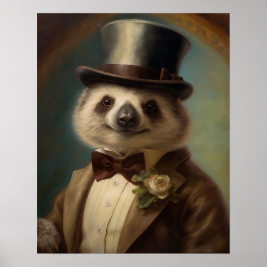 ロイヤルコアラプリント, ドレス動物プリント, ルネサンス ポスター (正面)