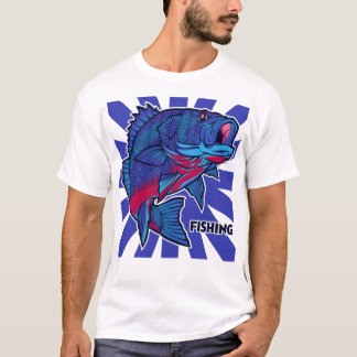 ロイヤルコーチマンの釣りポップアート Tシャツ