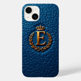 ロイヤルゴールドクラウンレターEモノグラム Case-Mate iPhone 14ケース