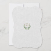 ロイヤルゴールドクレスト ラッシュグリーネリー 50歳誕生日パーティー 招待状 (裏面)