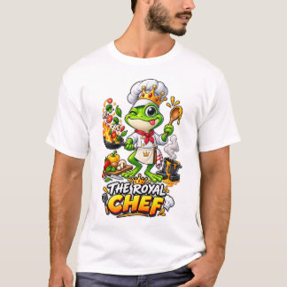 ロイヤルシェフ - 面白いロイヤルカエル料理Tシャツ Tシャツ