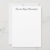 ロイヤルシェルティ 招待状 (裏面)