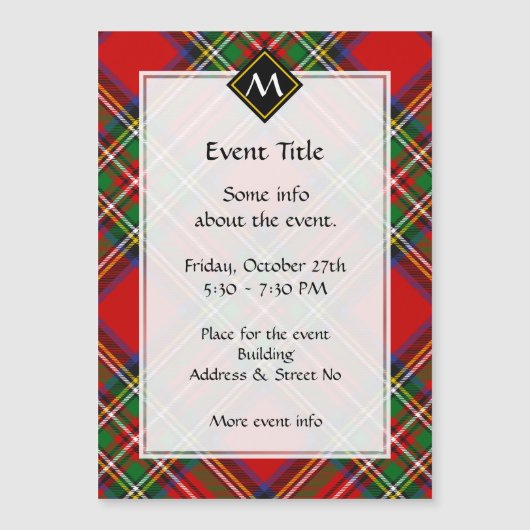 ロイヤルステュワートタータン (正面)