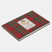 ロイヤルステュワート タータン ケルトの花 結婚式 ゲストブック (コーナー)