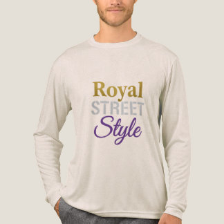 ロイヤルストリートスタイルTシャツ - ビンテージクラウン&アーバン トライブレンドTシャツ