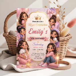 ロイヤルセレブレーション プリンセスの誕生日 招待状