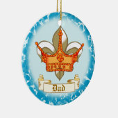 ロイヤルティキングクラウンパパ セラミックオーナメント (右)