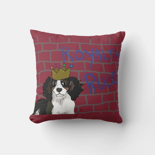 ロイヤルティルール – キングカバリエ装飾用クッション クッション (正面)