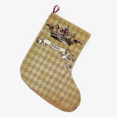 ロイヤルデクレーム（勅令） ラージクリスマスストッキング (正面 (吊り時))