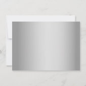 ロイヤルパープル＆シルバーグレー 結婚式の受付カード (裏面)