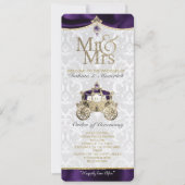 ロイヤルフェアリーテイルウェディングプログラム 招待状 (正面)