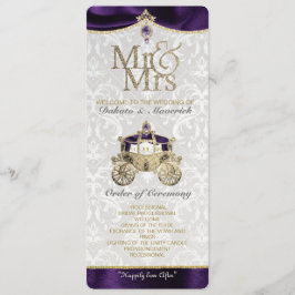 ロイヤルフェアリーテイルウェディングプログラム 招待状