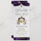 ロイヤルフェアリーテイル I ウェディングプログラム 招待状 (正面/裏面)