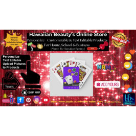 ロイヤルフラッシュ プレイイングカード パープル背景 トランプ